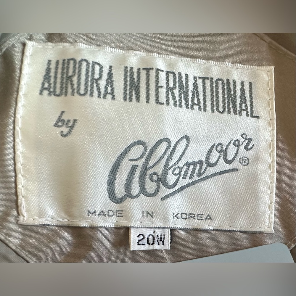 Aurora International trench coat size 20W NEW - Picture 6 of 11
